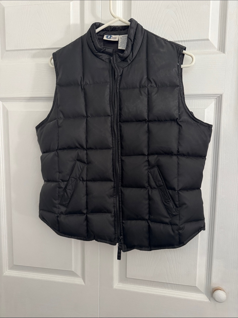 Arizona Jean Company Womens Black Quilted Puffer Vest